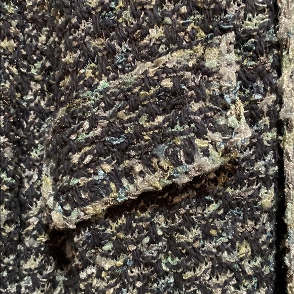 SIGRID OLSEN tweed cardigan SZ M/P gray - Picture 3 of 7